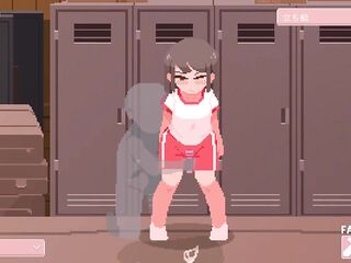 [Gameplay] Stuck with girl in school gym warehouse Comics Game