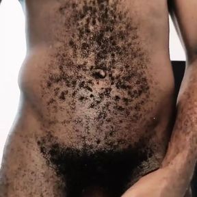 Urgent Masturbation of a Black Guy