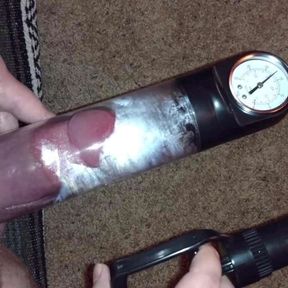 Pumping my cock