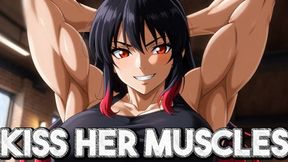 POV Muscle Worship - Rika Shows Off Her Superior Physique | Femdom Muscle Flex Domination