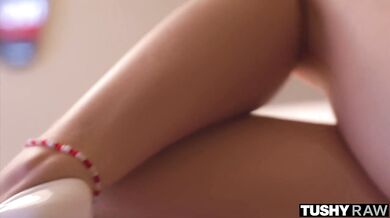 TUSHYRAW Tiny Firecracker Jane Begs To Have Her Ass Filled