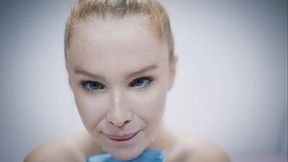 Lena goes wild - huge cumload in her mouth