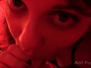 POV Blowjob Teen Redhead Sucks and Teases Cock