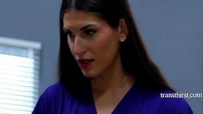 Sick Old Lady Is A Sex Maniac (Trans Fucks Female) | TransThirst