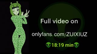 Alien Girl! Drooling, squirting and fucking my alien pussy a lot