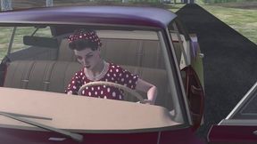 1967 Chevrolet Impala Cranking Template - Elaina in Espadrille Flats 1080p