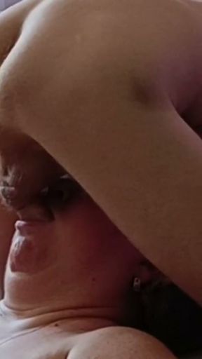 He sat on his stepmom's face fucked in her mouth and filled it with cum   Clip 2