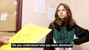 A Beautiful Slut Was Caught Stealing Chips