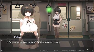 The anime bust down in the train car keeps grinding hard until the soft stocking and tight panties give up and tear wide open
