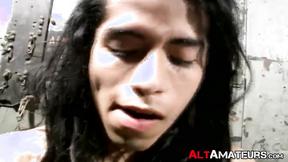 ”Alternate chick working on his sweet dick solo”