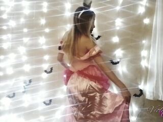 lustful princess peach sucks and screws - camgirl cosplay super mario