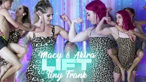 Macy Nikole and Akira Shell Lift & Carry Tiny Frank 4k