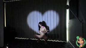 BTS Hotel Room Rough Suck and Fuck Lingerie Model Alexa Chains Celebrates New Contract!!!