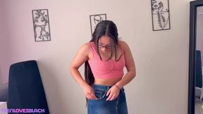 Caught in a Complicated Situation: Roommate's Girlfriend Sparks Unexpected Desire - POV Interracial Adventure