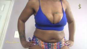 Black goddess spits on and humiliates Colin in custom POV video