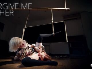 Forgive me father: shibari first sex tape with Brett Pit