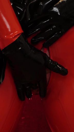 Must-see moment from &quot;Latex Devil Arya Grander - JOI jerk off instruction and CEI cum eating instructions - sexy rubber&quot;