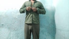 Hairy guy cumming and Striping. By Nikhil Sehgal