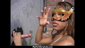 black girl have surprise gloryhole 9