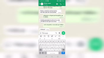 Mi primo Juan, me escribe por WhatsApp para follar, y me manda un video