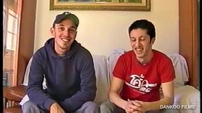 Two Nervous Amateurs Get Fucked in Their First Gay Casting Session