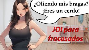 JOl for failures. You&#039;re the janitor and you&#039;re caught smelling panties. Spanish voice.