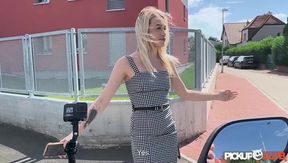 PickUpClub - Hot Blonde Insta Chick Rika Goes on Outdoor Scooter Adventure