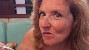Mature Redhead Mukbang