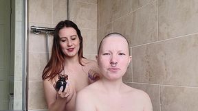 scarlot rose shaves my head nice and smooth for me as we chat about hairstyles, headshaves and wigs, and how they affects our...