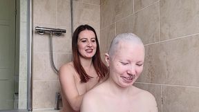 scarlot rose shaves my head nice and smooth for me as we chat about hairstyles, headshaves and wigs, and how they affects our...