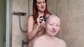scarlot rose shaves my head nice and smooth for me as we chat about hairstyles, headshaves and wigs, and how they affects our...