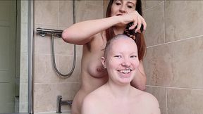 scarlot rose shaves my head nice and smooth for me as we chat about hairstyles, headshaves and wigs, and how they affects our...