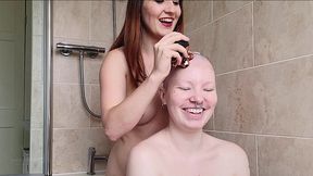 scarlot rose shaves my head nice and smooth for me as we chat about hairstyles, headshaves and wigs, and how they affects our...