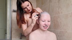 scarlot rose shaves my head nice and smooth for me as we chat about hairstyles, headshaves and wigs, and how they affects our...