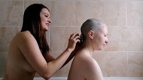 scarlot rose shaves my head nice and smooth for me as we chat about hairstyles, headshaves and wigs, and how they affects our...