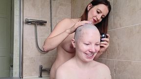 scarlot rose shaves my head nice and smooth for me as we chat about hairstyles, headshaves and wigs, and how they affects our...