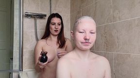 scarlot rose shaves my head nice and smooth for me as we chat about hairstyles, headshaves and wigs, and how they affects our...