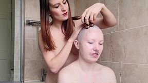 scarlot rose shaves my head nice and smooth for me as we chat about hairstyles, headshaves and wigs, and how they affects our...