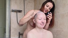 scarlot rose shaves my head nice and smooth for me as we chat about hairstyles, headshaves and wigs, and how they affects our...