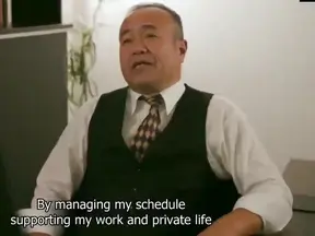 Sexually Charged Japanese Office Worker Unleashes Hidden Passion