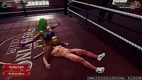 Jennifer Walters Battles Nude Warrior Gigi in Steamy Naked Fighter Showdown