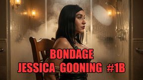 Bondage Jessica Gooning #1B: Leather Mistress Bondage Trance (Animated)