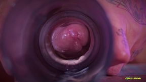closeup view from inside my fake pussy while i fuck it slow and passionate until i shoot a big load. cum inside fleshlight - camilo brown