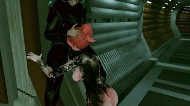 A Slutty Monster Girl Takes A Monster Cock in Alien Isolation