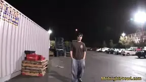 Teen Veronique gets fucked hard and blows cocks