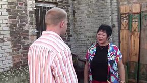 Fucking a horny big boobed German BBW and loving every minute