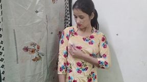 Cute step sister ko nanga kar ke pel diya