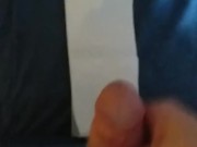 Cumming in My Blue Nike Sweatpants