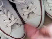 Cumming on girlfriend shoes