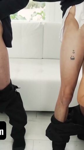 Loser Stepsons Can't Talk To Girls So Their Big Boobs Stepmoms Teach Them How To Treat A Real Lady   Clip 1